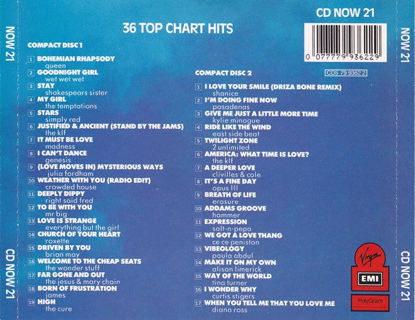 Various : Now That's What I Call Music! 21 (2xCD, Comp)