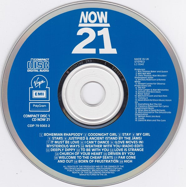 Various : Now That's What I Call Music! 21 (2xCD, Comp)