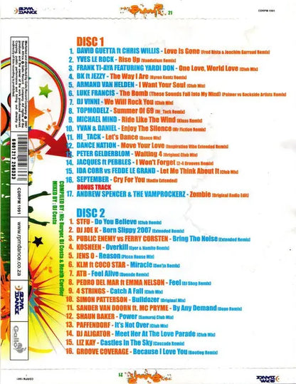 Various : Bump 21 (2xCD, Comp, Mixed, Sli)