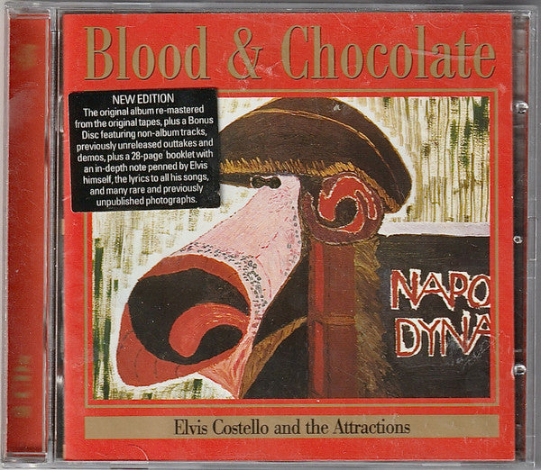 Elvis Costello & The Attractions : Blood & Chocolate (CD, Album, RM + CD, Comp)