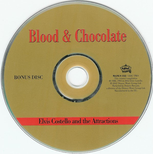 Elvis Costello & The Attractions : Blood & Chocolate (CD, Album, RM + CD, Comp)