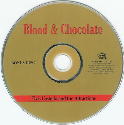 Elvis Costello & The Attractions : Blood & Chocolate (CD, Album, RM + CD, Comp)