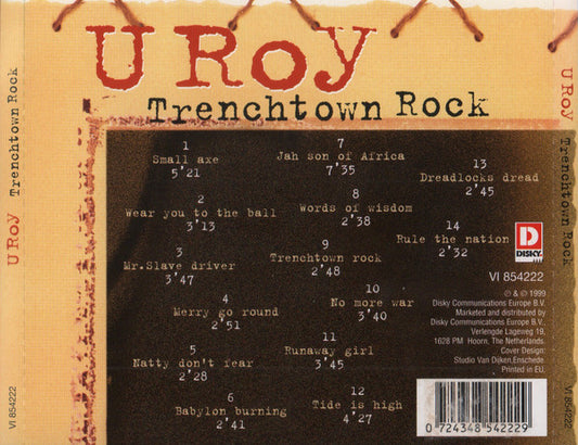 U-Roy : Trenchtown Rock (CD, Comp)