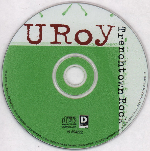 U-Roy : Trenchtown Rock (CD, Comp)