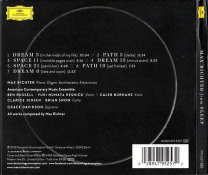 Max Richter : From Sleep (CD, Album, Ltd)