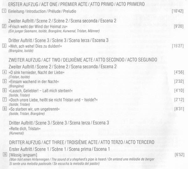 Richard Wagner, Karl Böhm, Orchester der Bayreuther Festspiele, Chor der Bayreuther Festspiele : Tristan Und Isolde (Auszüge) (CD, Comp, RM)