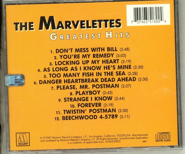 The Marvelettes : Marvelettes Greatest Hits (CD, Comp, RE, RM)