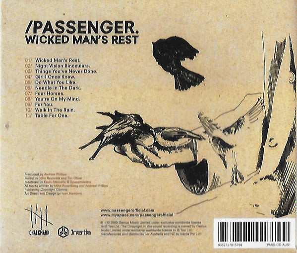 Passenger (10) : Wicked Man's Rest (CD, Album)