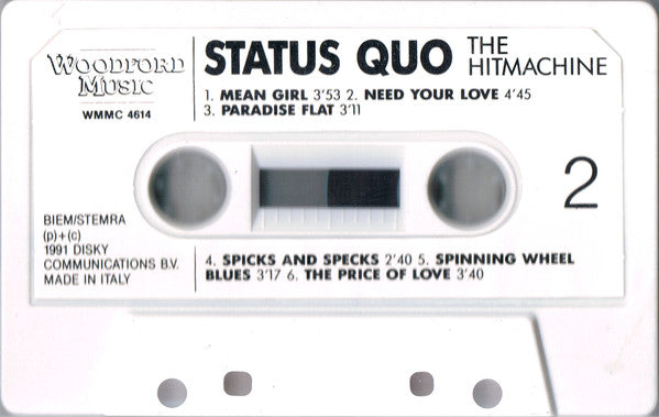 Status Quo : The Hitmachine (Cass, Comp)