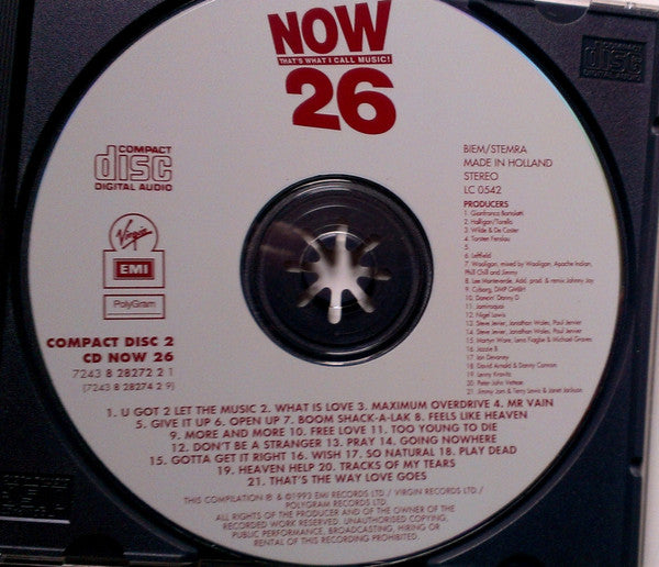 Various : Now That's What I Call Music! 26 (2xCD, Comp, Hol)