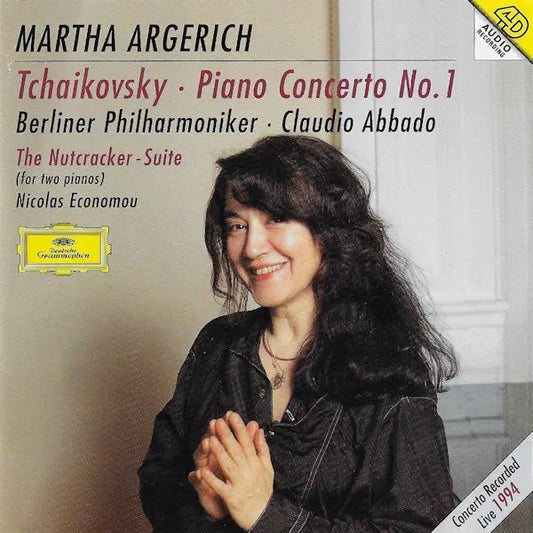 Pyotr Ilyich Tchaikovsky / Martha Argerich, Berliner Philharmoniker, Claudio Abbado, Nicolas Economou : Piano Concerto No. 1 • The Nutcracker – Suite (For Two Pianos) (CD, Comp, 4D )