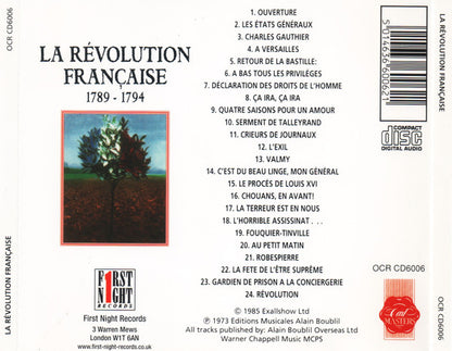 Various : La Révolution Française (CD, Album, RE)