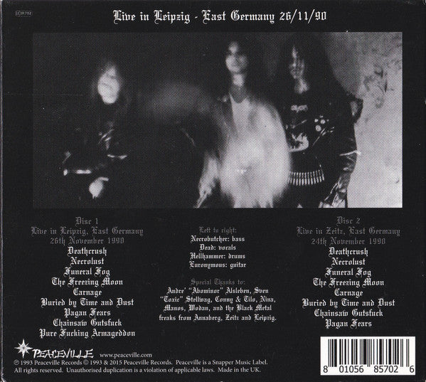 Mayhem : Live In Leipzig (2xCD, Album, RM, Dig)