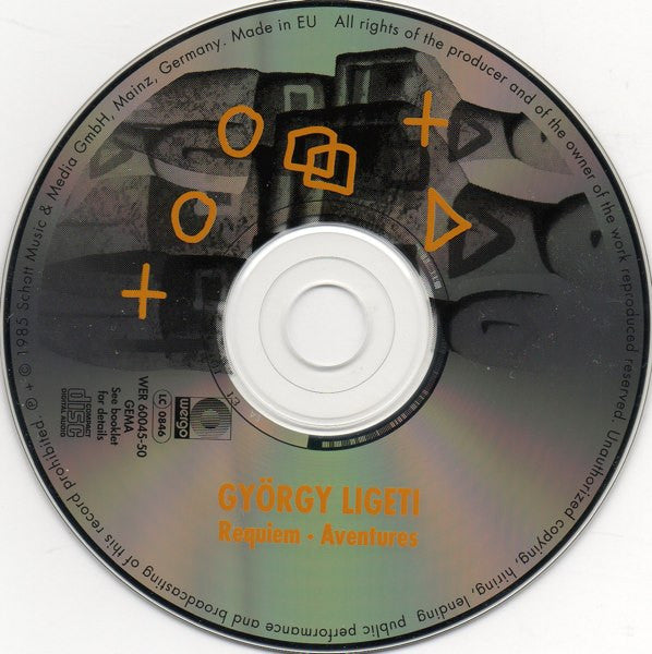 György Ligeti : Requiem / Aventures / Nouvelles Aventures (CD, Comp, RE)