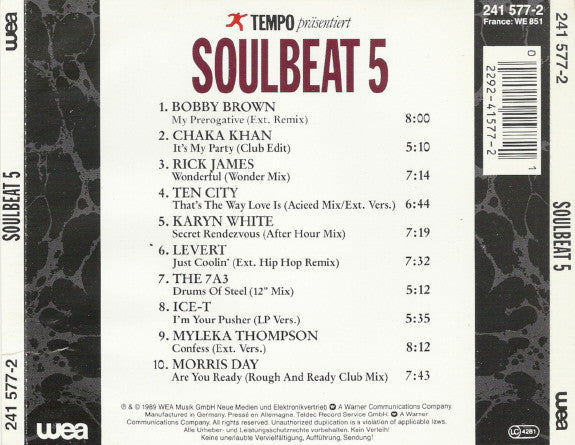 Various : Soulbeat 5 (CD, Comp)