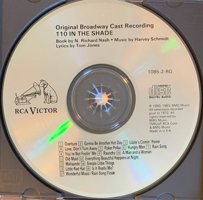 "110 In The Shade" Cast, Robert Horton (5), Inga Swenson And Stephen Douglass : 110 In The Shade - The Original Broadway Cast (CD, Album)