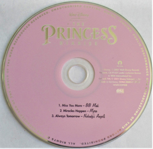 Various : The Princess Diaries (Exclusive Soundtrack Sampler) (CD, Single, Smplr)