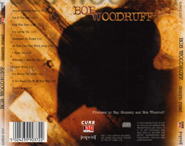 Bob Woodruff : Desire Road (CD, Album)
