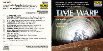 Erich Kunzel / Cincinnati Pops Orchestra : Time Warp (CD, Album, Mat)