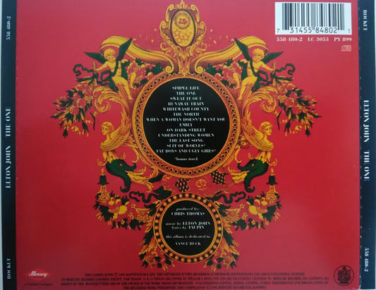Elton John : The One (CD, Album, RE, RM, RP)