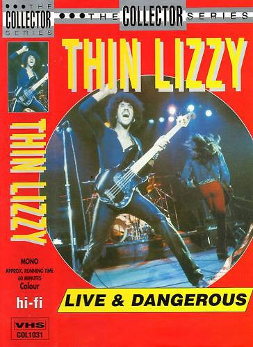 Thin Lizzy : Live & Dangerous (VHS, Mono, PAL)
