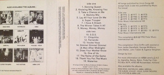 ABBA : Gold (Greatest Hits) (Cass, Comp)
