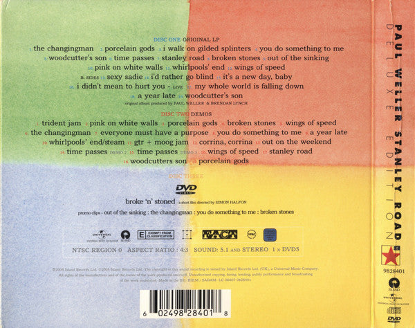 Paul Weller : Stanley Road (CD, Album, RE, RM, U M + CD, Album, RM + DVD-V, Mu)