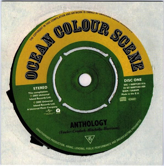 Ocean Colour Scene : Anthology (2xCD, Comp + DVD)