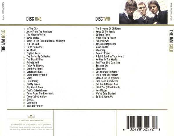 The Jam : Gold (2xCD, Comp, RM)