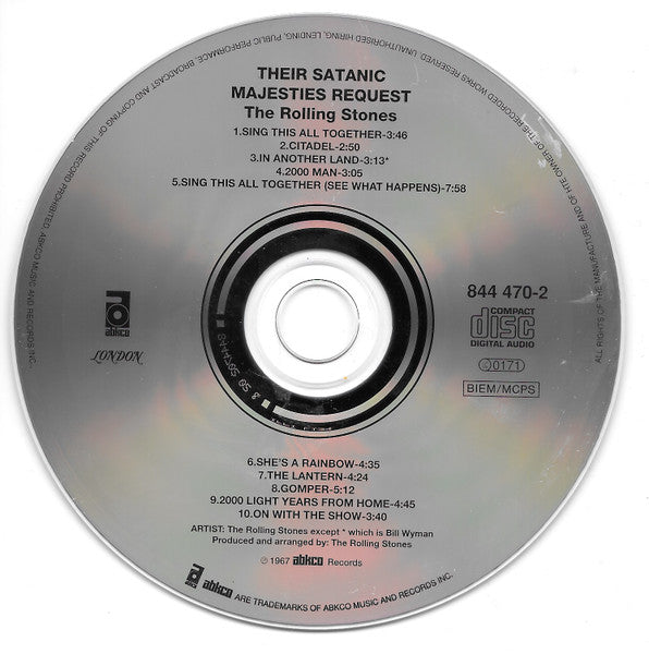 The Rolling Stones : Their Satanic Majesties Request (CD, Album, RE, RM)