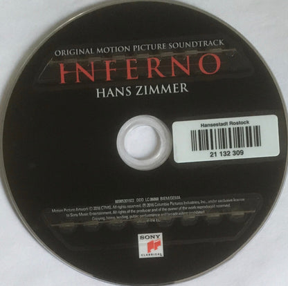 Hans Zimmer : Inferno (Original Motion Picture Soundtrack) (CD, Album)