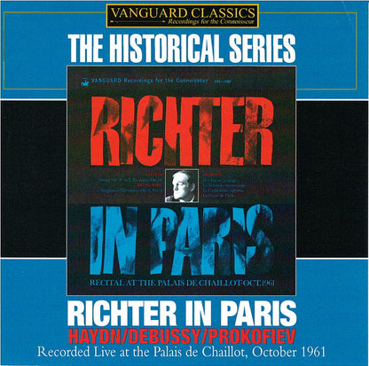 Sviatoslav Richter, Joseph Haydn / Claude Debussy / Sergei Prokofiev : Richter In Paris (CD, Album, RE)