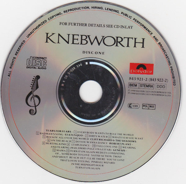 Various : Knebworth (2xCD, Comp)