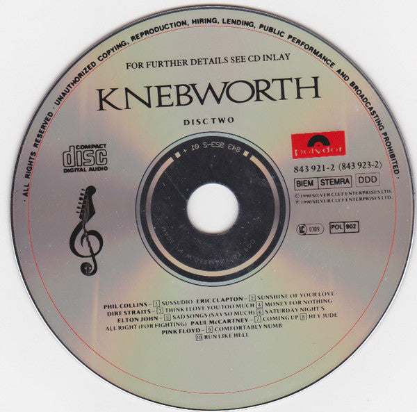 Various : Knebworth (2xCD, Comp)
