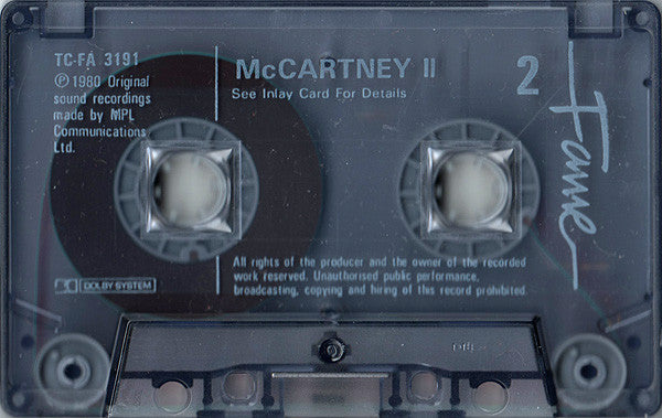 Paul McCartney : McCartney II (Cass, Album, RE)