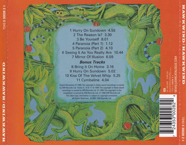 Hawkwind : Hawkwind (CD, Album, RE, RM, EMI)