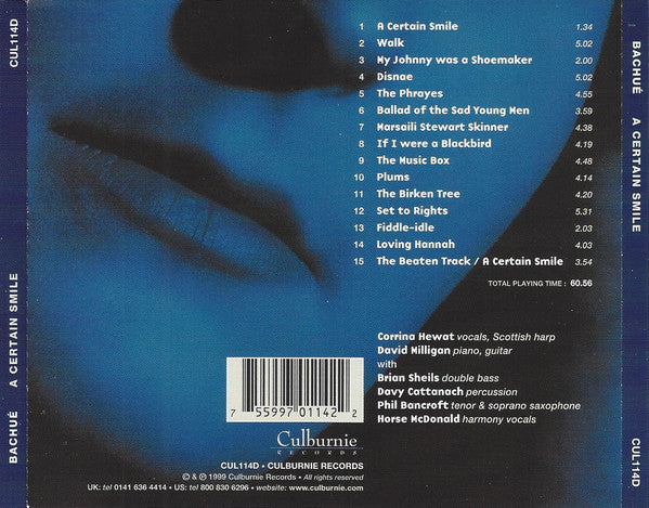 Bachué : A Certain Smile (CD, Album)