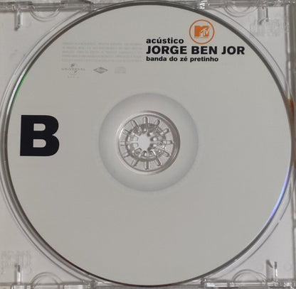 Jorge Ben : Acústico MTV (B) Banda Do Zé Pretinho (CD, Album)
