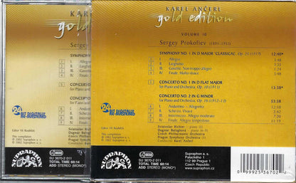 Karel Ančerl, The Prague Symphony Orchestra, The Czech Philharmonic Orchestra, Sviatoslav Richter, Dagmar Baloghová : Sergei Prokofiev : Symphony No. 1 'Classical' / Piano Concertos Nos. 1 & 2 (CD, Comp, Mono, RM)