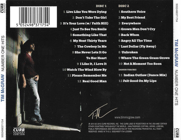 Tim McGraw : Number One Hits (2xCD, Comp)