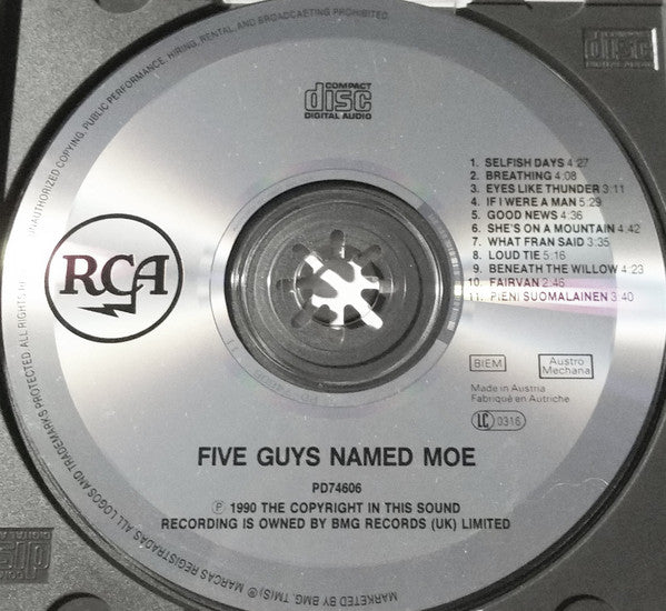 Five Guys Named Moe : Five Guys Named Moe (CD, Album)