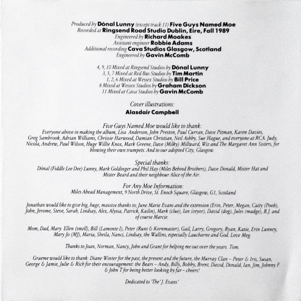 Five Guys Named Moe : Five Guys Named Moe (CD, Album)