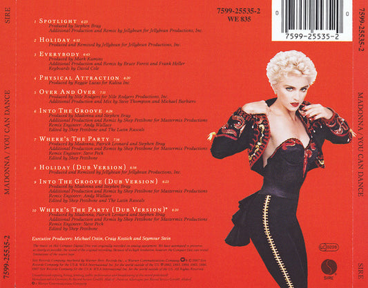Madonna : You Can Dance (CD, Comp, P/Mixed, RE)