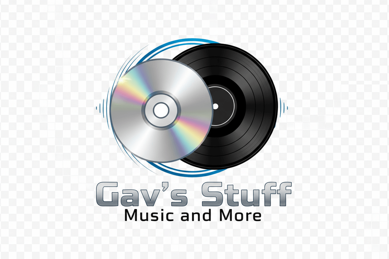 Gav's Stuff with image of CD and Record tagline of Music and More
